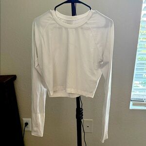 Lululemon White Long Sleeve Women's Top